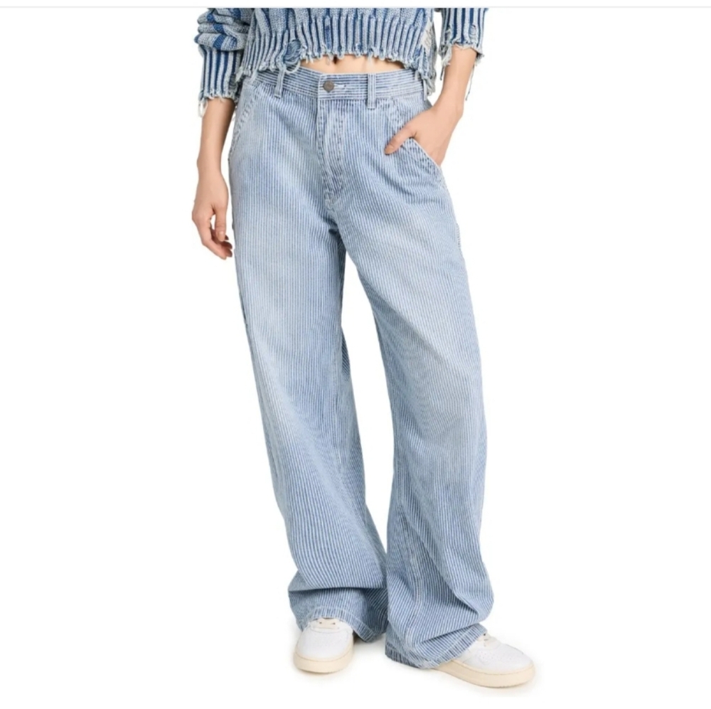 Denimist Teri Wide Leg Carpenter Casual Blue Pants Size 31 NWT